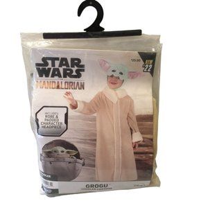 Disney Star Wars The Mandalorian GROGU Toddler 2 Piece Costume Size 3T-4T